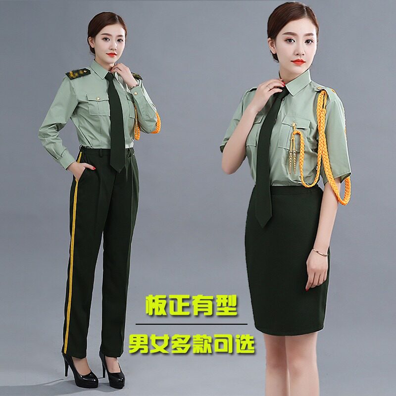 中学升旗仪式服装乐队礼服文工团打鼓制服舞台军鼓乐队演出服套装