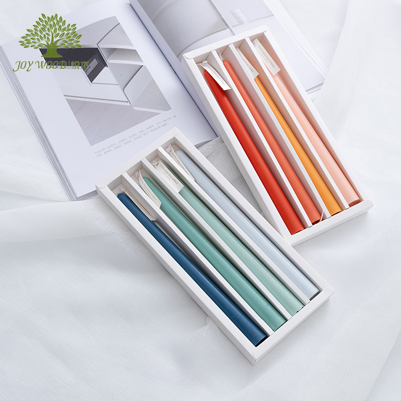 欧式无烟长杆香薰蜡烛家用生日派对婚庆宴会告白浪漫氛围布置蜡烛