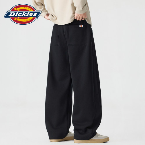 Dickies宽松弯刀系绳针织卫裤子