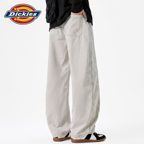 Dickies潮牌拼接直筒工装休闲裤
