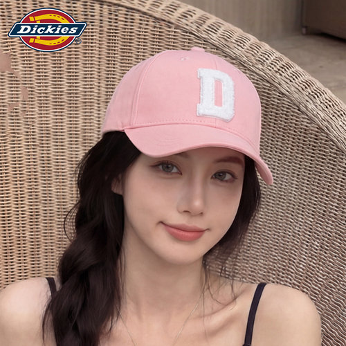 Dickies帽子女款鸭舌帽遮阳帽女防晒帽显脸小适合方圆脸男女同款N