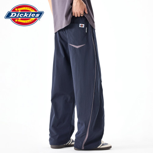 Dickies抽绳撞色宽松直筒休闲裤