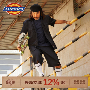 男女款 斜纹布山系廓形短裤 百搭工装 Dickies帝酷适2026年春夏季