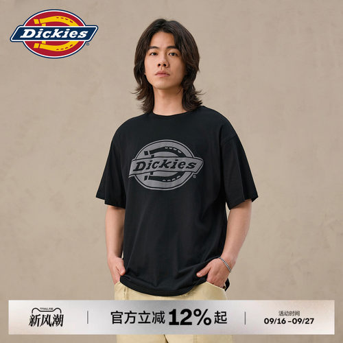 Dickies大logo印花短袖T恤