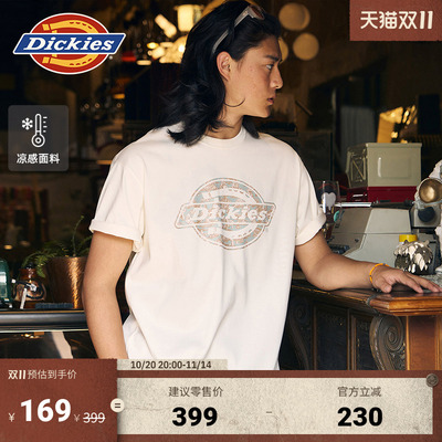Dickies凉感面料印花短袖T恤