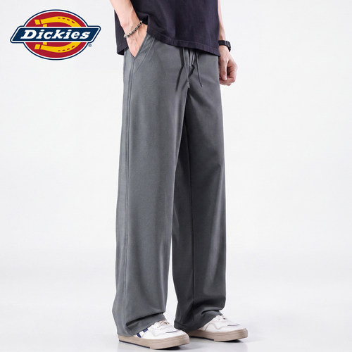 Dickies宽松直筒系绳针织卫裤