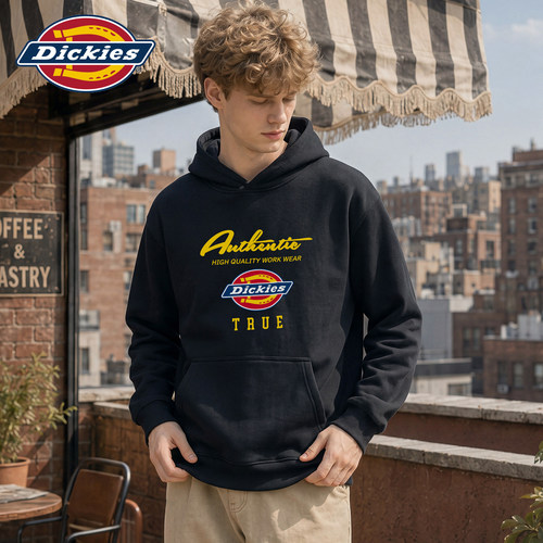 Dickies袋鼠兜长袖套头带帽卫衣