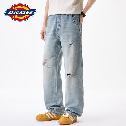 Dickies新款直筒宽松牛仔裤