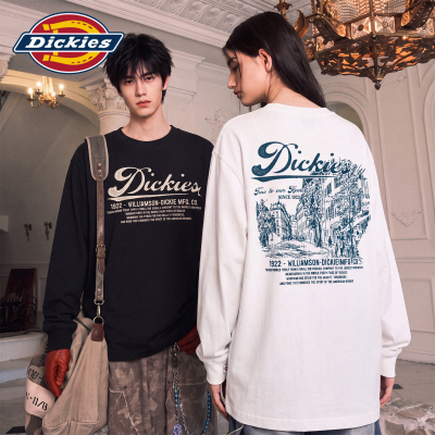 Dickies帝酷适美式纯棉长袖T恤男
