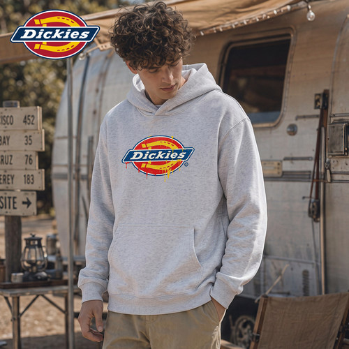 Dickies新款带帽套头长袖卫衣