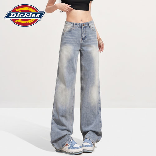 Dickies帝酷适复古水洗牛仔裤女Y