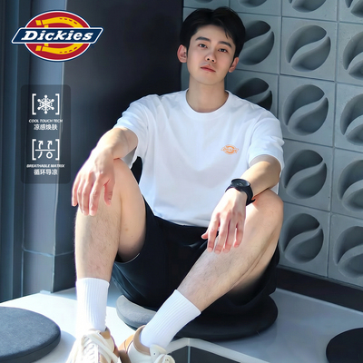 dickies男士冰丝凉感垂顺圆领t恤
