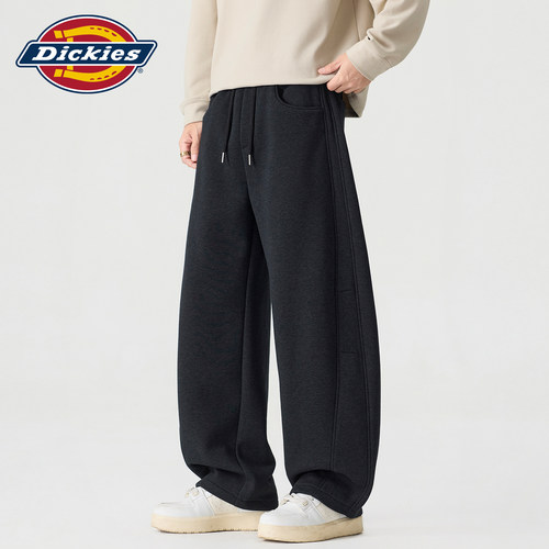 Dickies宽松系绳垂感针织卫裤