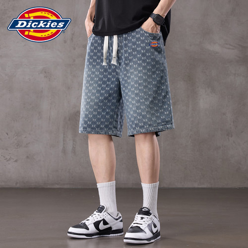 Dickies潮牌美式水洗牛仔短裤