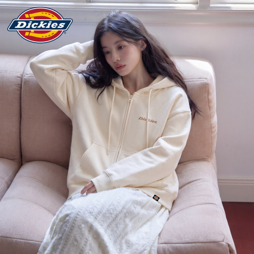 Dickies华棉宽松开衫卫衣女款