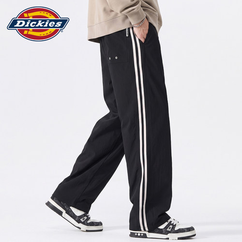 Dickies美式拼接条纹百搭休闲裤