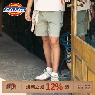 休闲短裤 设计工装 松紧抽绳男女情侣J 26春夏新款 Dickies帝酷适短裤