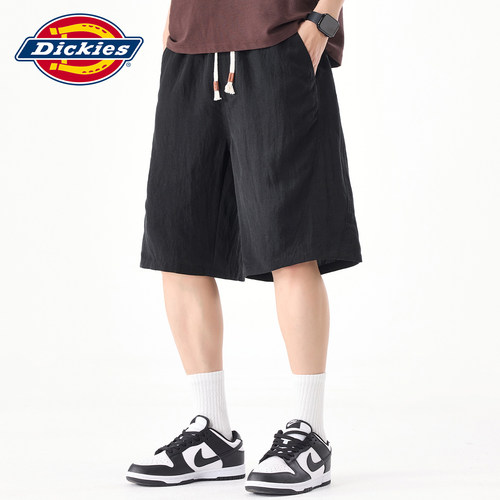 Dickies莱赛尔亚麻休闲五分短裤