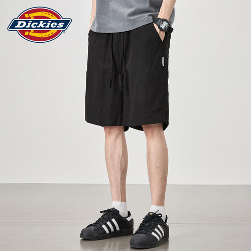 【莱赛尔】Dickies帝酷适休闲短裤男士夏季薄款亚麻直筒五分裤子M