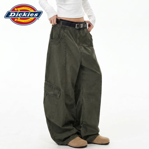 Dickies帝酷适弯刀牛仔裤女宽松Y