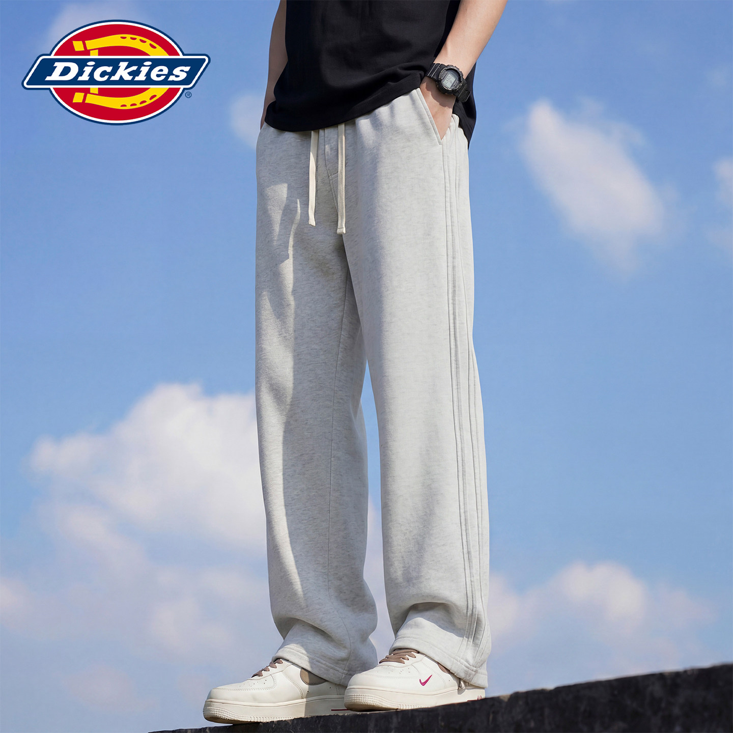 Dickies卫裤抽绳直筒宽松梭织裤图片