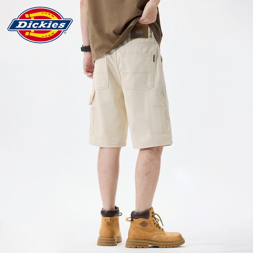 Dickies美式复古拼接牛仔短裤