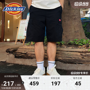Dickies25春夏新款 型多口袋工裝 短褲 松緊腰圍男女情侶 休閑寬松版