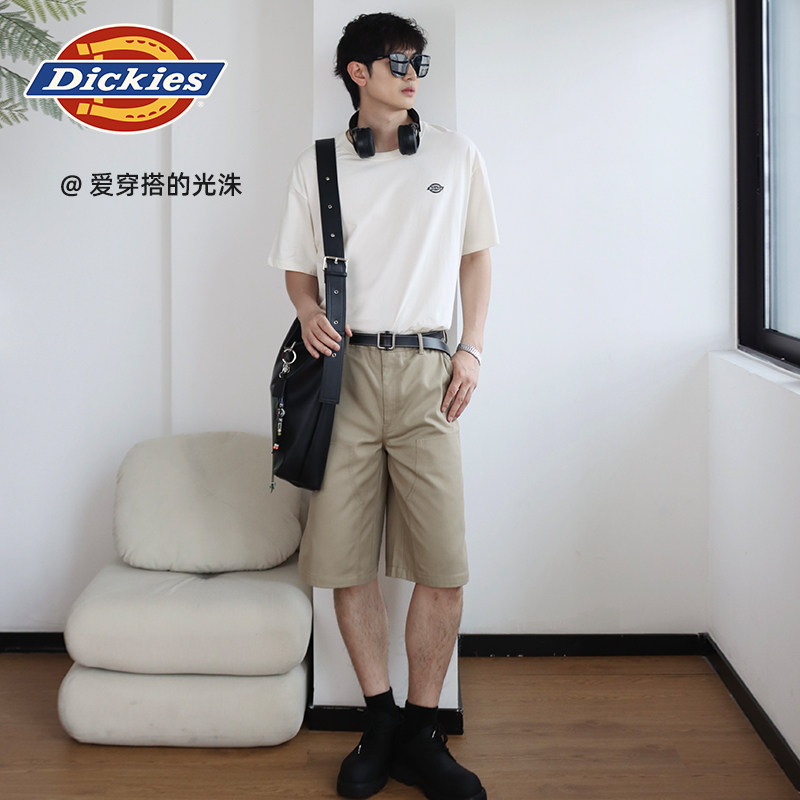 Dickies帝酷适25春夏款斜纹布前侧贴补双膝宽松伐木工装短裤男女,男装,短裤,淘宝优惠券,粉丝福利购,淘宝优惠卷
