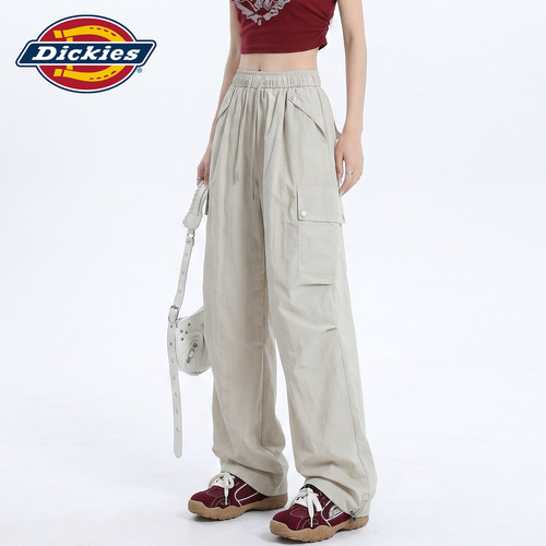 Dickies帝酷适阔腿速干工装裤女Y