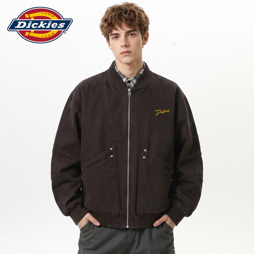 Dickies新款宽松棒球领夹克外套