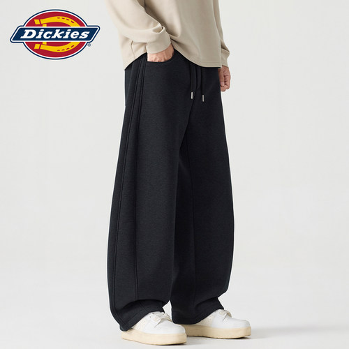 Dickies宽松系绳垂感针织卫裤