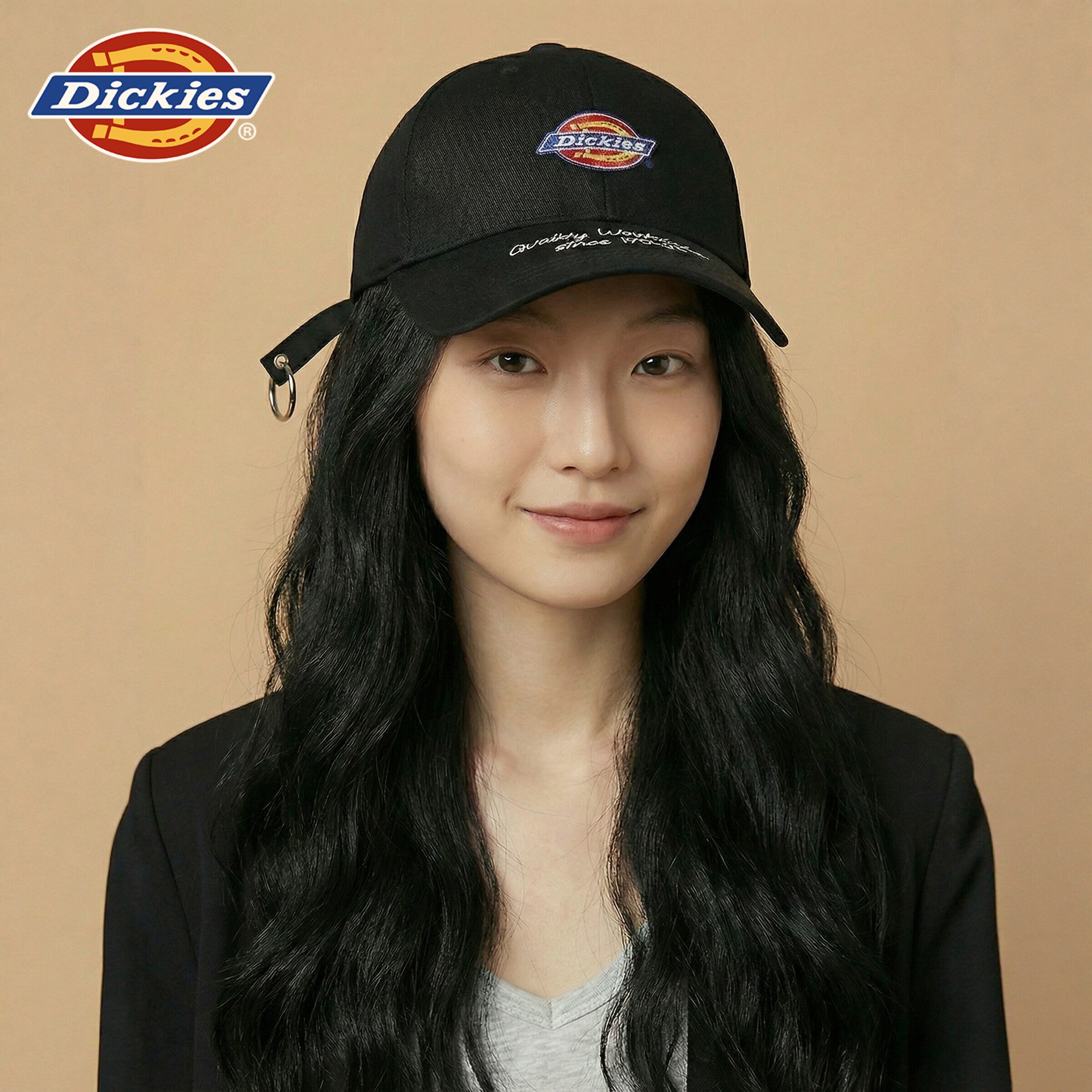 DICKIES帽子女款遮阳帽防晒鸭舌帽2026年春夏款帽子男适合方圆脸N