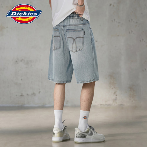 Dickies帝酷适冰丝牛仔短裤男