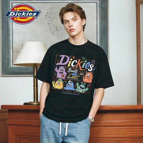 Dickies美式趣味印花潮牌上衣男