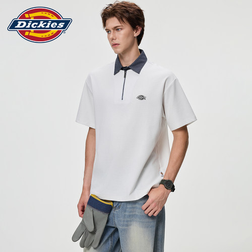 Dickies翻领夏季短袖T恤