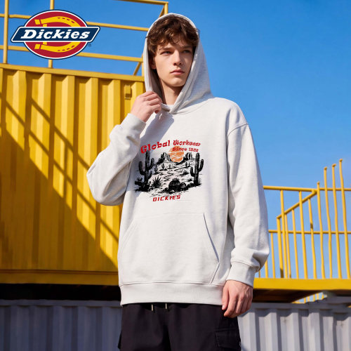 Dickies男秋季美式休闲连帽卫衣