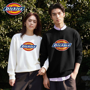 潮牌上衣春装 Dickies圆领美式 男士 新款 外套A 卫衣男无帽2026年春季