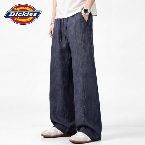 Dickies帝酷适亚麻透气休闲裤男