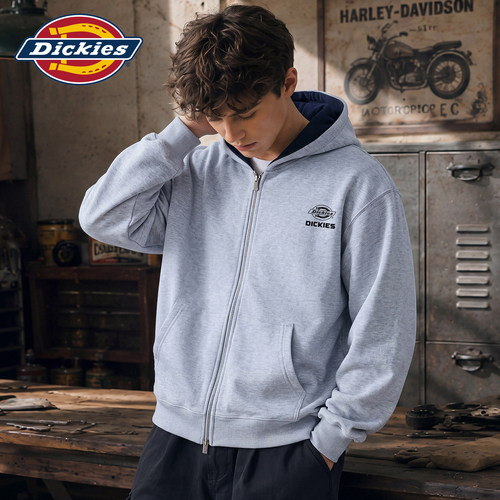 Dickies拉链开衫带帽卫衣外套