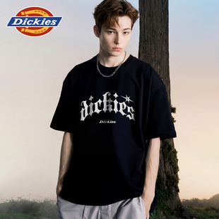 纯棉宽松百搭休闲半袖 t恤男夏季 潮牌ins风短袖 Dickies帝酷适美式