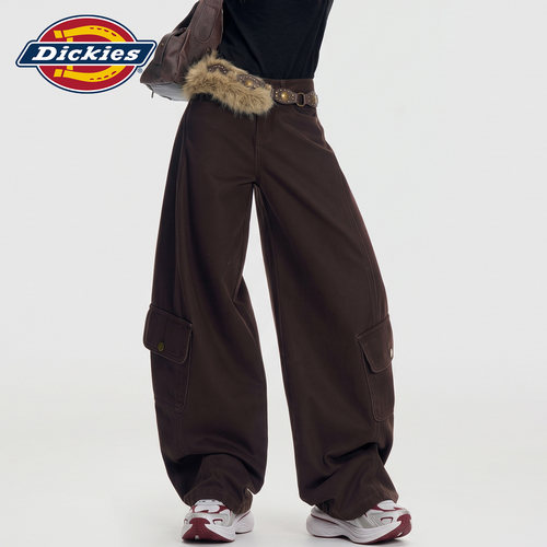 Dickies帝酷适翻盖工装牛仔裤女Y