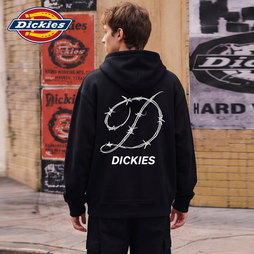 Dickies男秋季休闲套头连帽卫衣