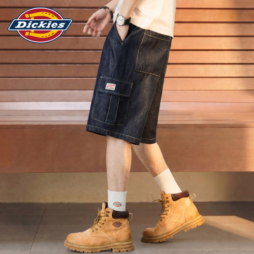 【莱赛尔】Dickies帝酷适牛仔短裤男生夏季薄款宽松直筒五分裤子M