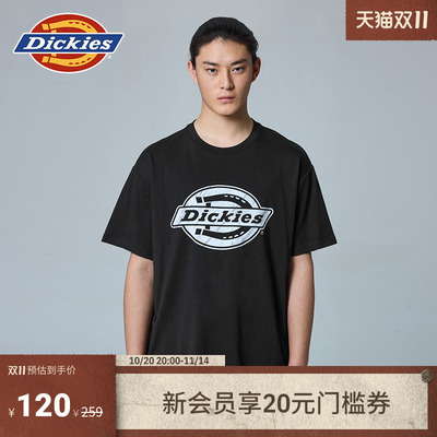 Dickies前胸大LOGO图案印花T恤
