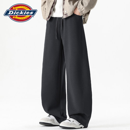 Dickies美式拼接系绳针织卫裤