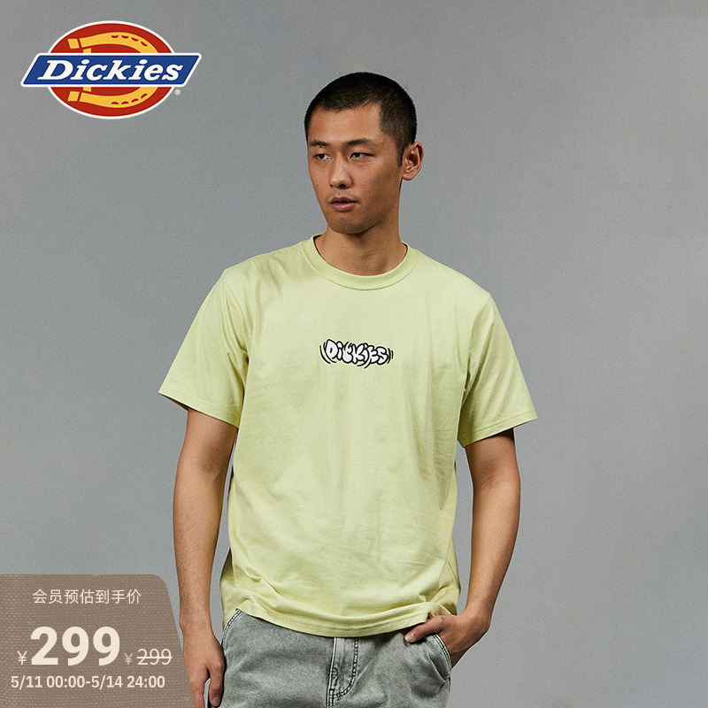 Dickies24春夏户外舒适凉感面料休闲短袖印花T恤男女情侣滑板系列-封面