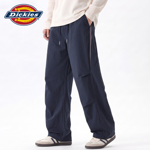 Dickies美式抽绳拼接梭织休闲裤