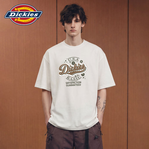 Dickies重磅纯棉短袖T恤男夏季
