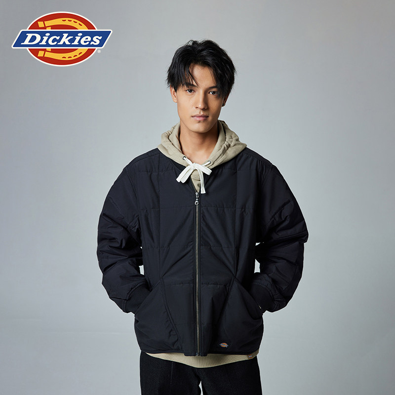 Dickies帝酷适外套春秋大口袋休闲保暖绗缝薄棉夹克棉服男女情侣J