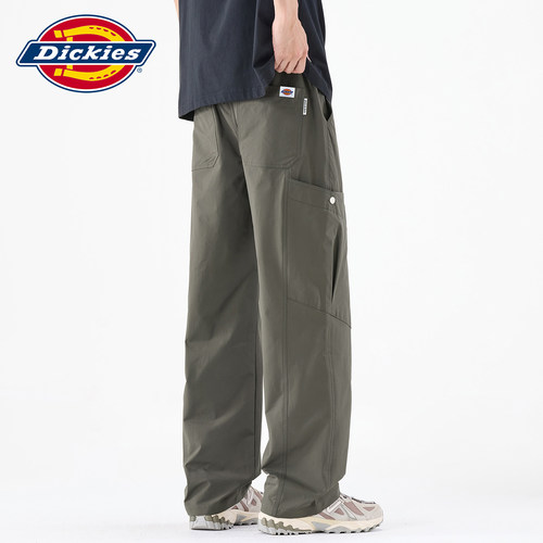 Dickies阔腿拼接休闲工装裤